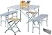 Aluminum Picnic Camping Table with 2 Benches 2 Stools TA-8110