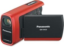 Panasonic SDR-SW20 Waterproof Flash Memory Camcorder with 10x Optical Zoom (Red)