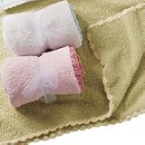Crib Clouds cc2130 Chunky Chenille Scalloped Edge Baby Blanket