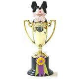 Border Collie Trophy Dog Figurine