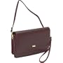 Buxton Double-Flap Mini-Bag with Total Wallet Organization (Burgundy)