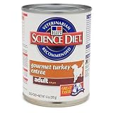 Hill's Science Diet Adult Gourmet Turkey Entrée Canned Dog Food 13 oz.
