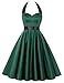 Grace Karin®Women's Vintage 1950's Halter Knee-Length Cocktail Party Dresses