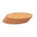 T&G Set x 6 Round Table Mats In Natural Cork.d22x0.6cm