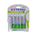 EXTREME 2900 mAh AA (LR06) Ni-MH RECHARGEABLE BATTERIES (4 PACK)