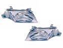 2000-2001 MAZDA MPV HEADLIGHT MPV 00-01 COMPLETE SET: LEFT & RIGHT HEADLAMP ASSEMBLIES