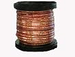 50 yd Fluorescent Red w/ Gold Holographic CraftLace Spool