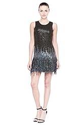 Cocktail Feathers Polyester/Silk  Dress