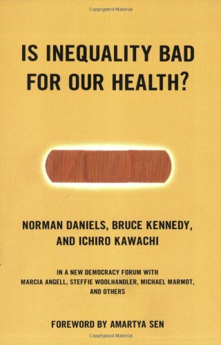 Is Inequality Bad For Our Health? (New Democracy Forum)