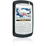 Black Silicone Case for Blackberry Curve 8330 Cell Phone