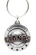 Pewter MLB Team Logo Key Ring - San Francisco Giants