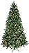 Santas Forest 09740 Christmas Pre-lit Christmas Tree, Clear, 4