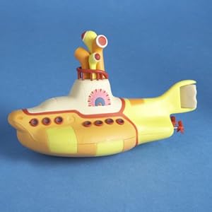 Beatles Yellow Submarine Blow Mold Christmas Ornament