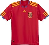 Spain Home Shirt 2009/10 - Red/Collegiate Gold - Kids - Boys L 30-32/81cm Chest 12 Years