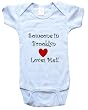 SOMEONE IN BROOKLYN LOVES ME - BROOKLYN BABY - City Series - White, Blue or Pink Onesie / Baby T-shirt