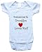 SOMEONE IN BROOKLYN LOVES ME - BROOKLYN BABY - City Series - White, Blue or Pink Onesie / Baby T-shirt
