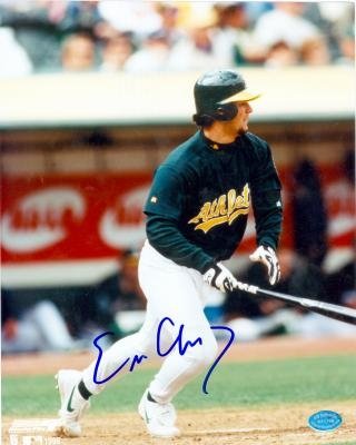 Eric Chavez Autographed/Hand Signed 8x10 photo (Oakland Athletics)