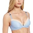 Betsey Johnson Women's Zipper Stripe Demi Bra