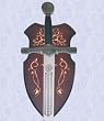 The Sword Excalibur Gothic Medieval replica King arthur (Digital Angel Decor)