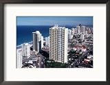 The Surfers Paradise of Gold Coast Queensland in Australia Collections Framed Photographic Poster Print by Mirrorpix, 21x17