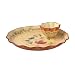  : Pfaltzgraff Napoli Hand-Painted Chip and Dip Set