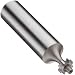 Niagara Cutter B555 Straight Tooth Shank Type Keyseat Cutter, High Speed Steel, Uncoated (Bright), Round Shank, 5/16" Cutter Diameter, 8 Tooth, 3/32" Width