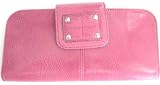 Liz Claiborne Jungle Blossom Patent Wallet in Pink