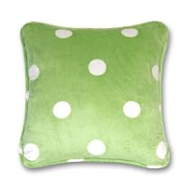 Gom Velboa 16"x16" Cushion Dot Green