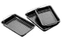 Premier Housewares Non-Stick Roasting Trays with Rack, Set of 3