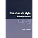 Question de style : Manuel d'�citure