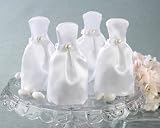 The Dress Satin Gown Favor Bag Set of 12 (Set of 48) - Baby Shower Gifts & Wedding Favors