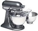 KitchenAid KSM110PS Custom 300-Watt 4-1/2-Quart Stand Mixer, Black Chrome