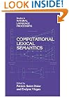 Computational Lexical Semantics (Studies in Natural Language Processing)