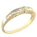 10K Yellow Gold .12 ct.t.w. Diamond I Love You Ring