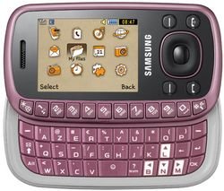 Samsung - B3310 - Téléphone portable - Ecran TFT 2 - Appareil photo 2 Mpix - Bluetooth / EDGE / USB - Rose