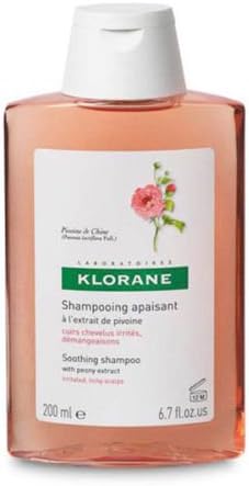 Klorane Soothing Shampoo with Chinese Peony, 200ml Irritated Scalps Hair Product
