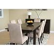 Dark Espresso Tessa 8 Piece Dining Set By Wholesale Interiors