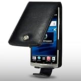 FLIP LEDER HANDYTASCHE ETUI CASE H�LLE F�R SONY ERICSSON XPERIA ARC S IN SCHWARZvon "CELLAPOD"