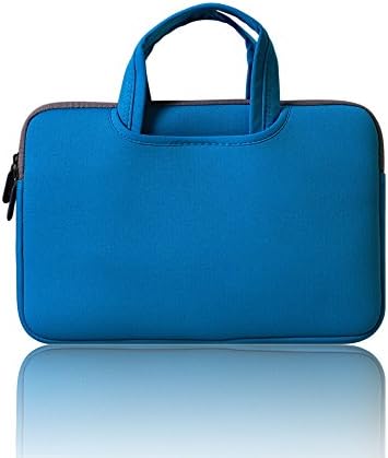 Laptop Sleeve Case Cover:Heikaa 15.6 Inch Soft Neoprene Case Bag for MacBook Air / Pro Laptop Notebook 15-15.6 Inches (Blue)