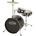 Pulse 3-Piece Kid/Junior Drum Set Black