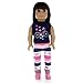 Girl and Doll Matching Outfit Clothes - Tank Top and Sweatpants Set