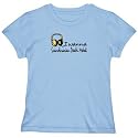 T-Shirt Woman Light Blue " I Wanna Scandinavian Death Metal " Music