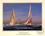 Twelve Meters 1987 Art Poster Print by Tim Thompson, 24x20