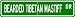 Bearded Tibetan Mastiff STREET SIGN ~ High Quality Aluminum ~ Dog Lover