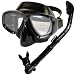 Scuba Diving Snorkeling Purge Mask & Dry Snorkel Set