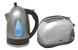 Breville GP26 Grey Metllic Gift Set-Kettle & 2 Slice Toaster
