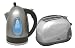 Breville GP26 Grey Metllic Gift Set-Kettle & 2 Slice Toaster