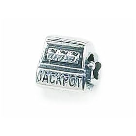Buy Zable(tm) Sterling Silver Slot Machine 'Jackpot' Bead Charm by Finejewelers
