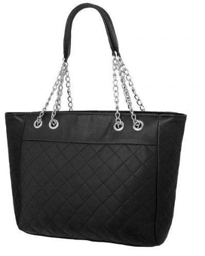 EyeCatchBags - Karana Womens Shoulder Bag Chain Handbag Black