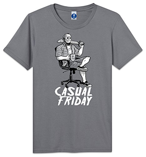 Shirt.Woot - Men's Casual Friday the 13th T-Shirt - Slate